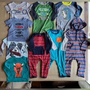 Large bundle of Tea Collection 12-18m items in EUC.